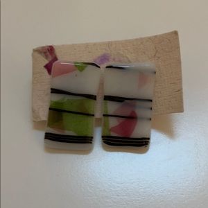 Unique post earrings